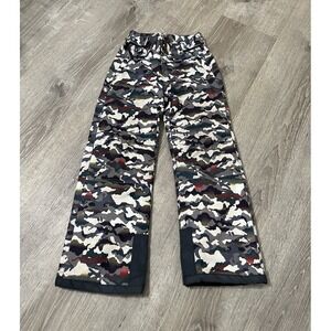 Arctix Snowsports Cargo‎ Snow Pants Unisex Kids S Camo  26x21